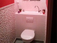 WiCi Bati Handwaschbecken für Hänge WC - Herr D (Frankreich - 33) - 2 auf 3 (nachher)